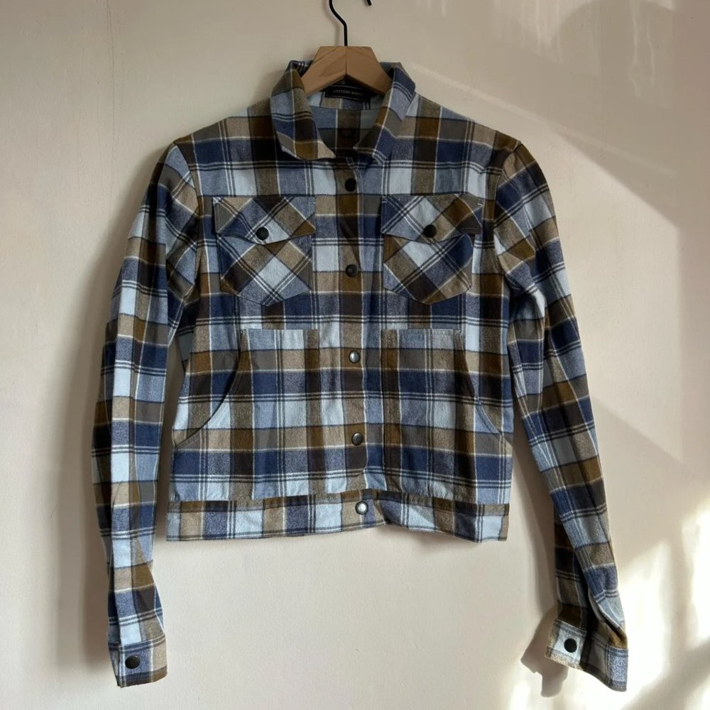 Western Range Flannel Snap Button-Up - image 2